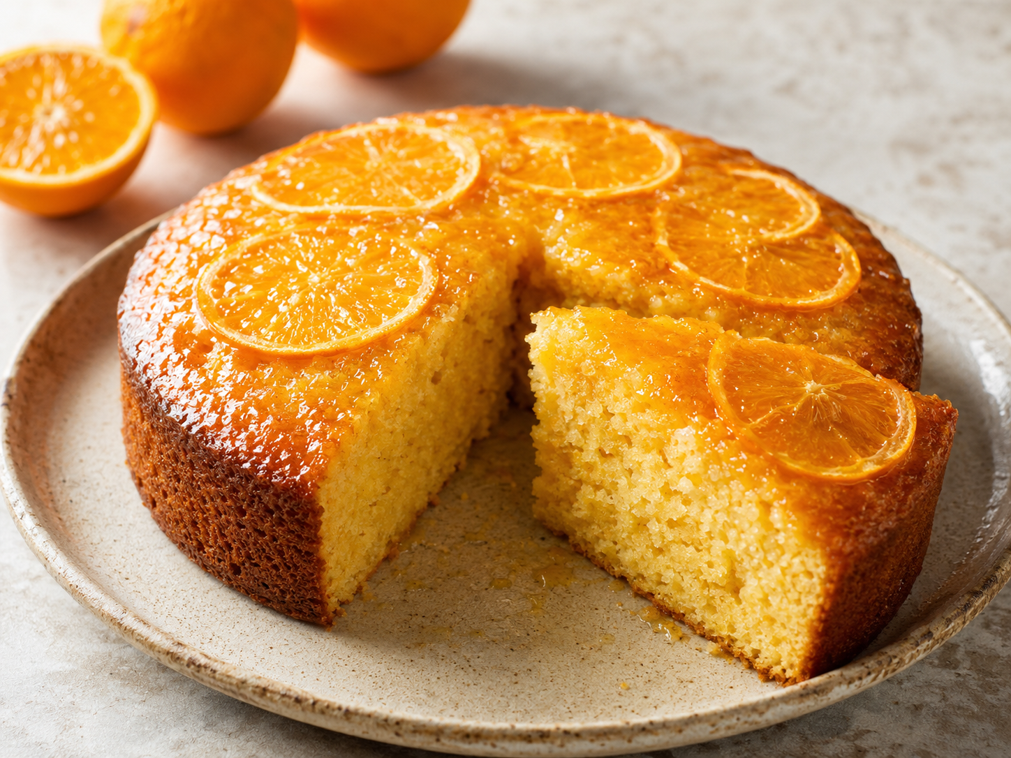Bolo de laranja sem glúten